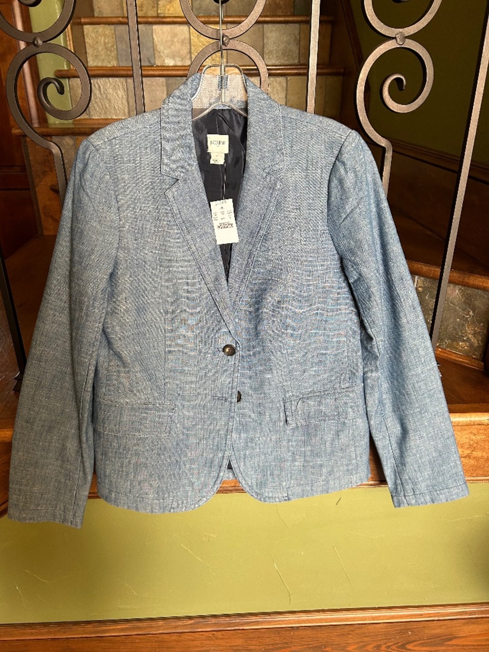 JCrew Chambray blazer